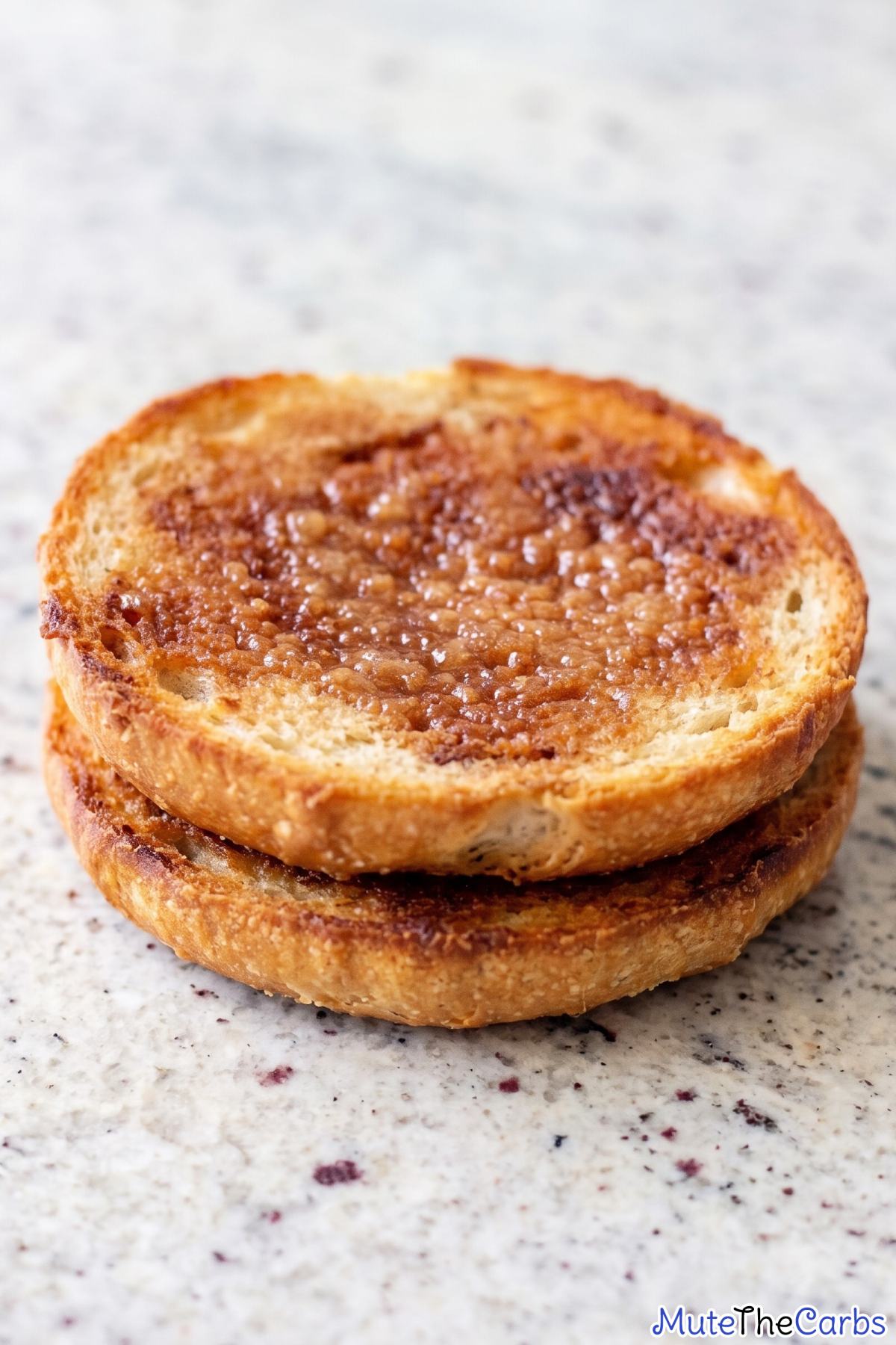 Sweet toasted keto cinnamon bread