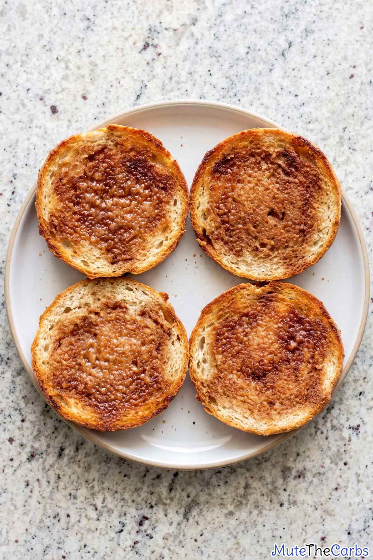 Easy 90 second keto cinnamon bread