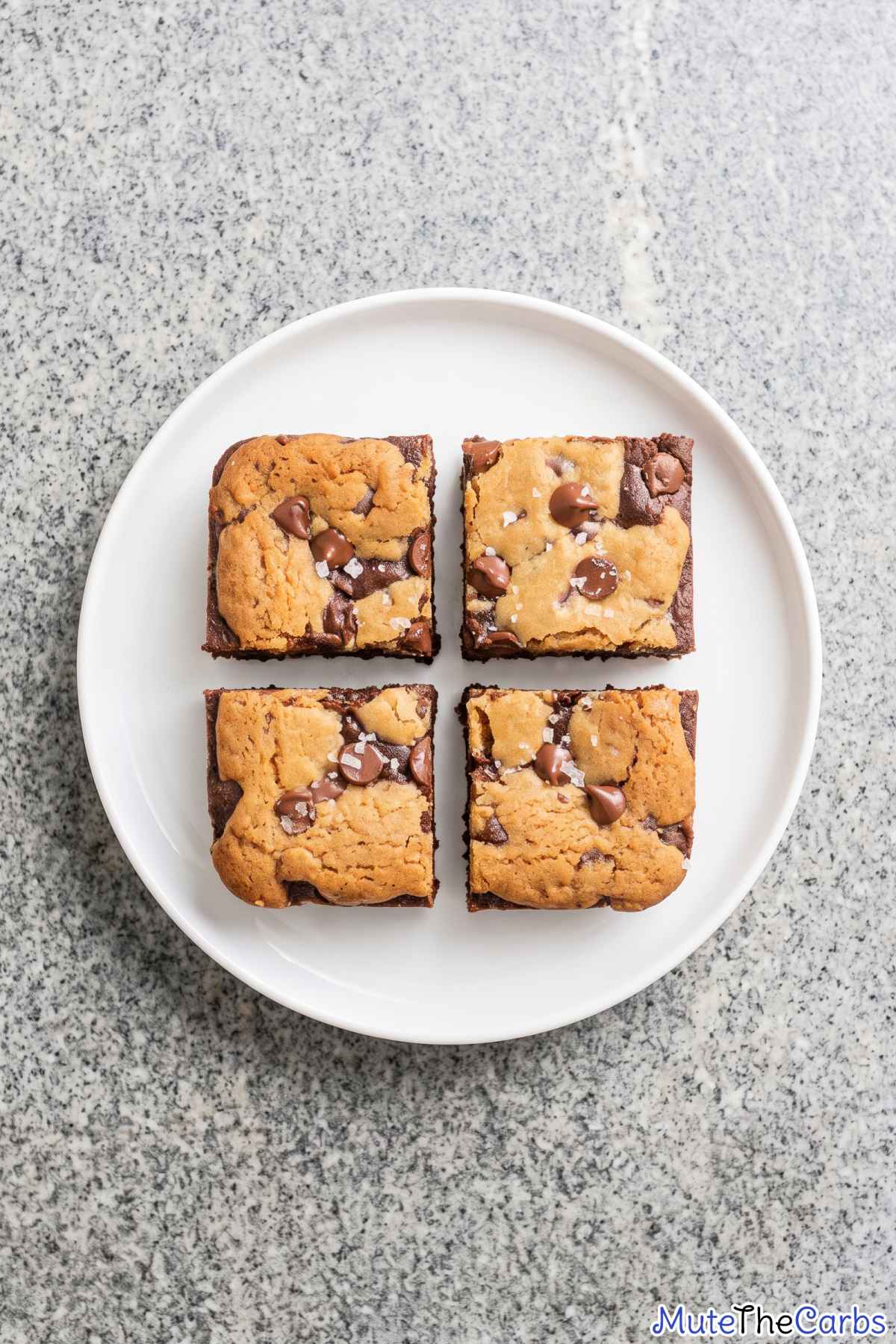Fresh baked keto brookie bars