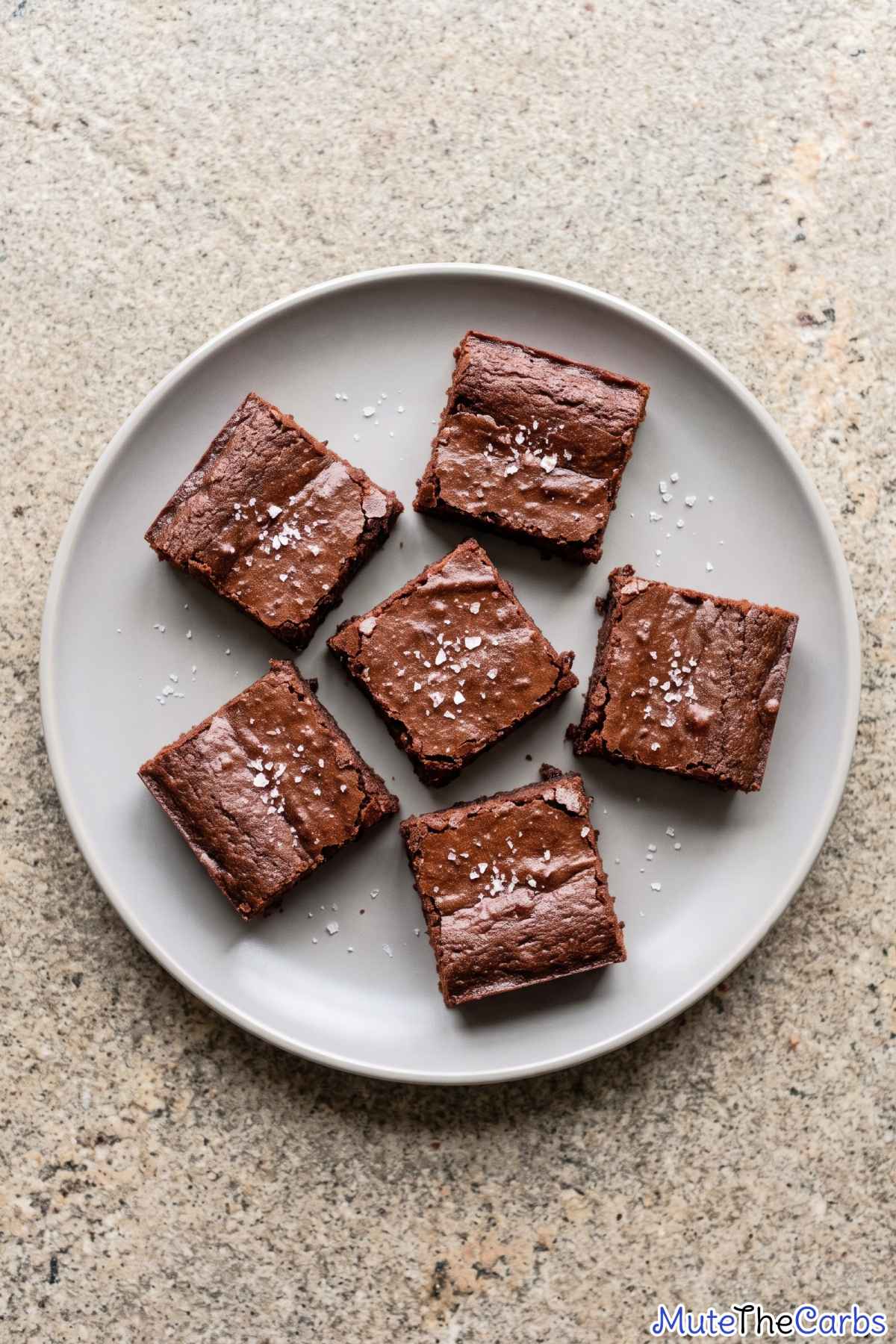 Low carb brown butter miso fudge brownies
