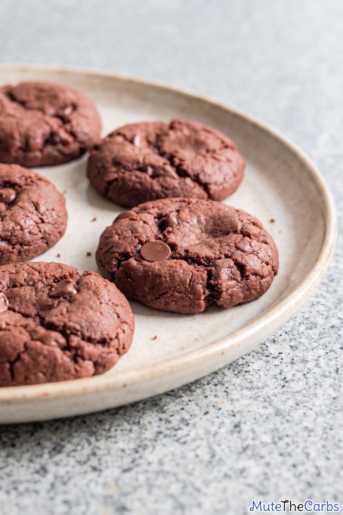 sweet keto chocolate cream cheese cookies