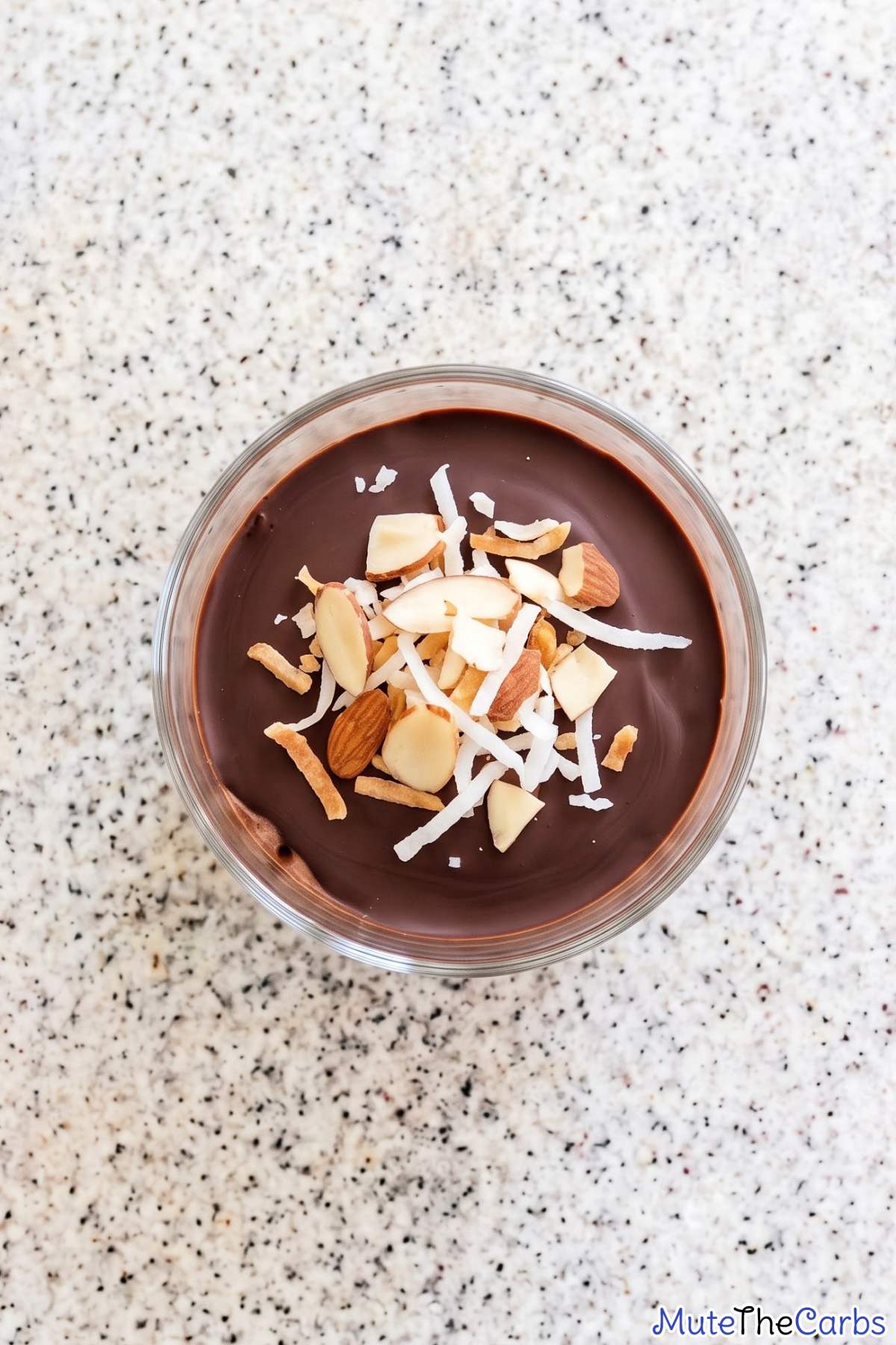 Crispy keto chocolate mousse cups