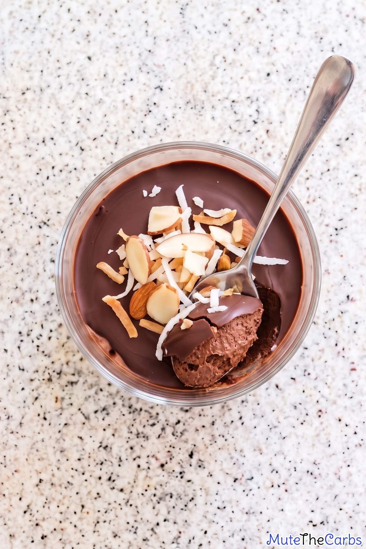 Easy keto chocolate mousse cups