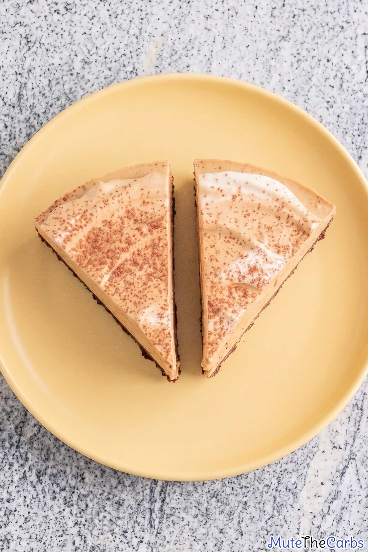 Creamy keto dalgona coffee cheesecake