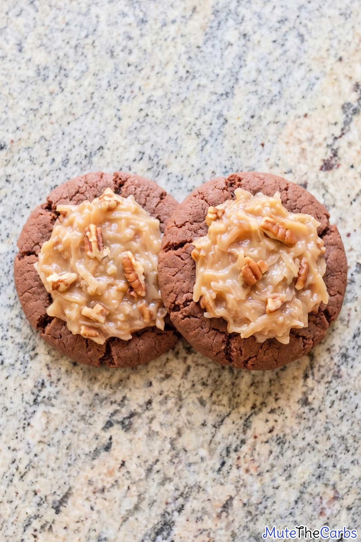 easy keto german chocolate cookies