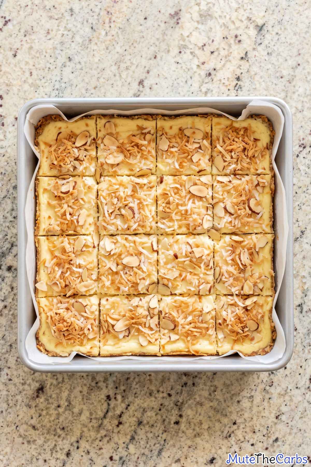 Homemade low carb lime bars