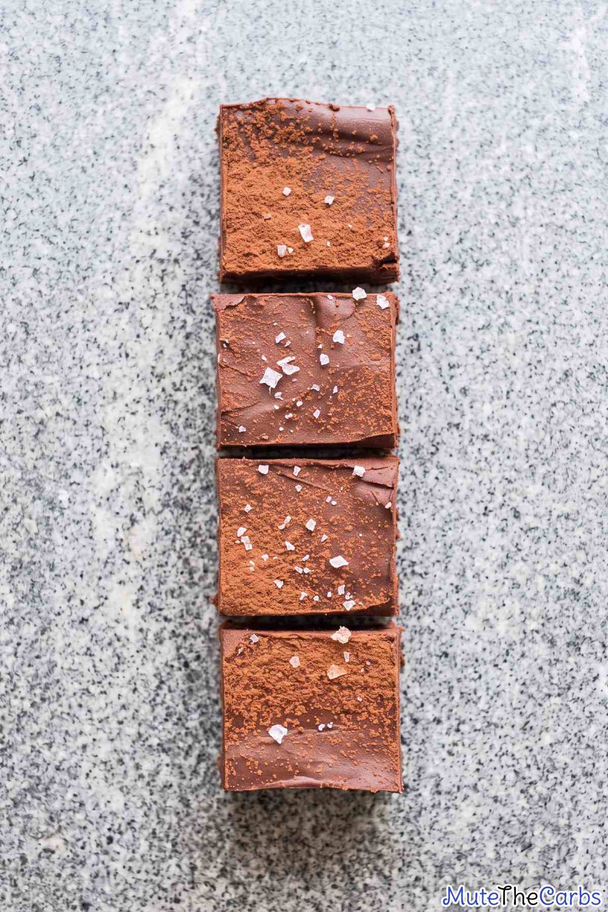 tender keto mocha fudge treats