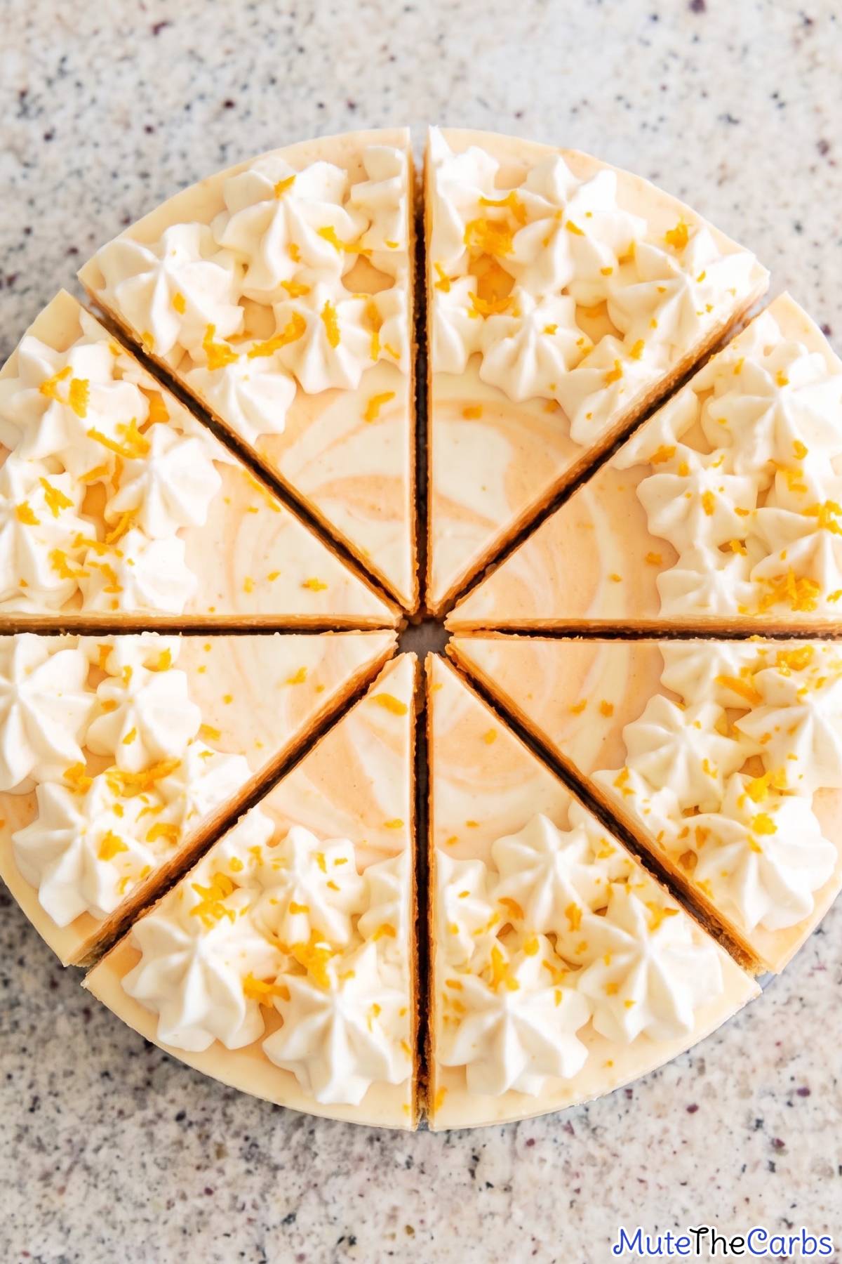 Smooth keto orange creamsicle dessert