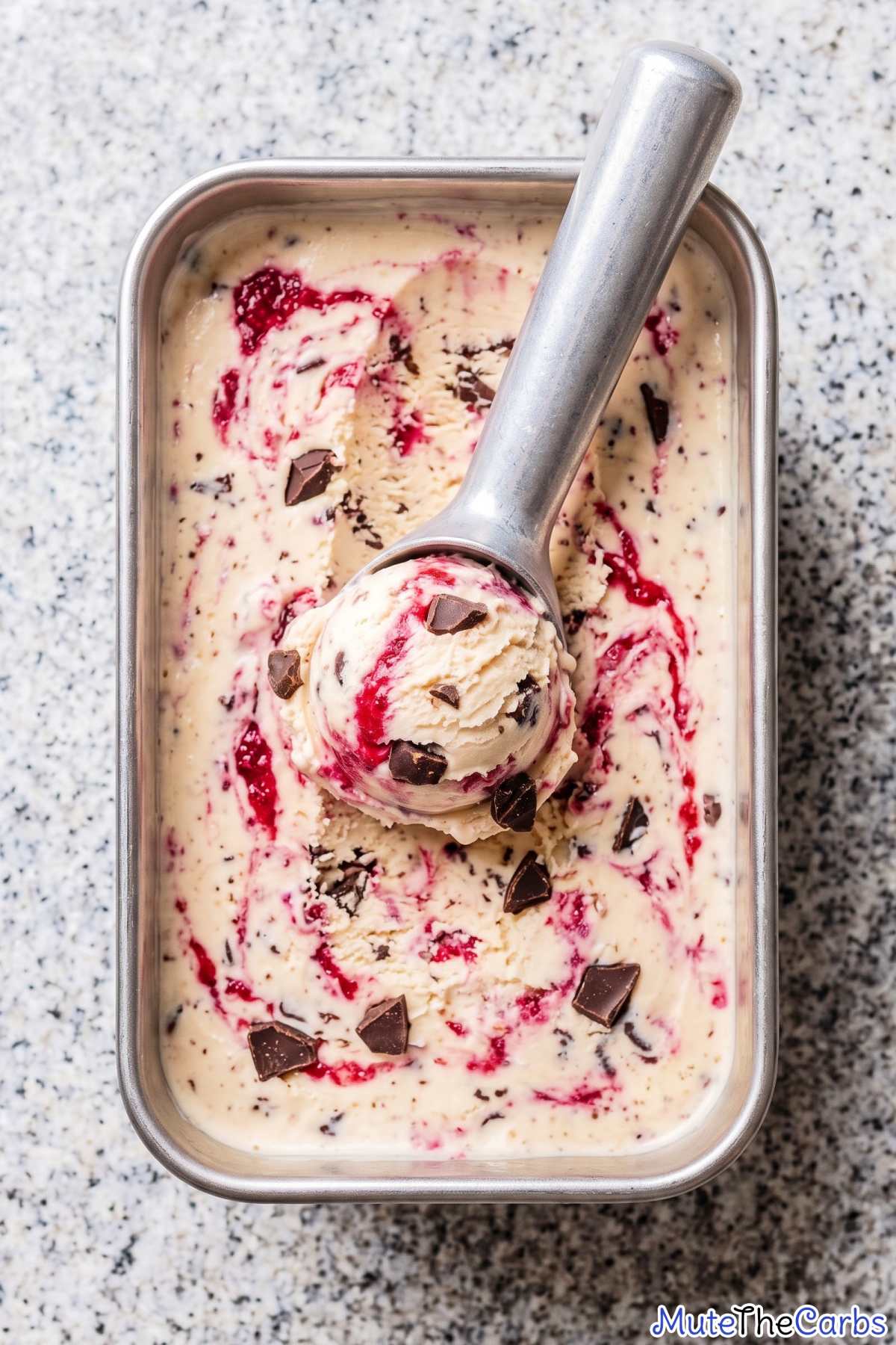 Rich keto raspberry truffle dessert