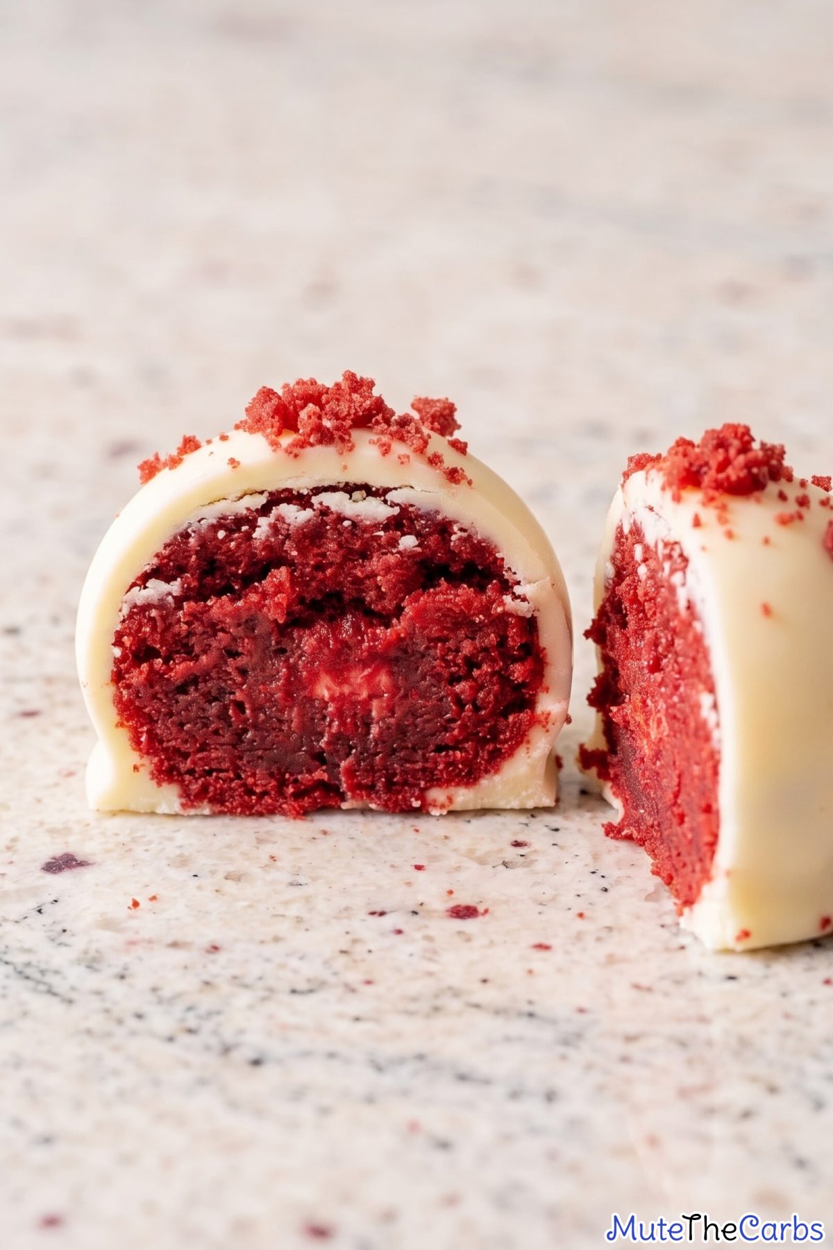 Tasty keto red velvet cream cheese balls