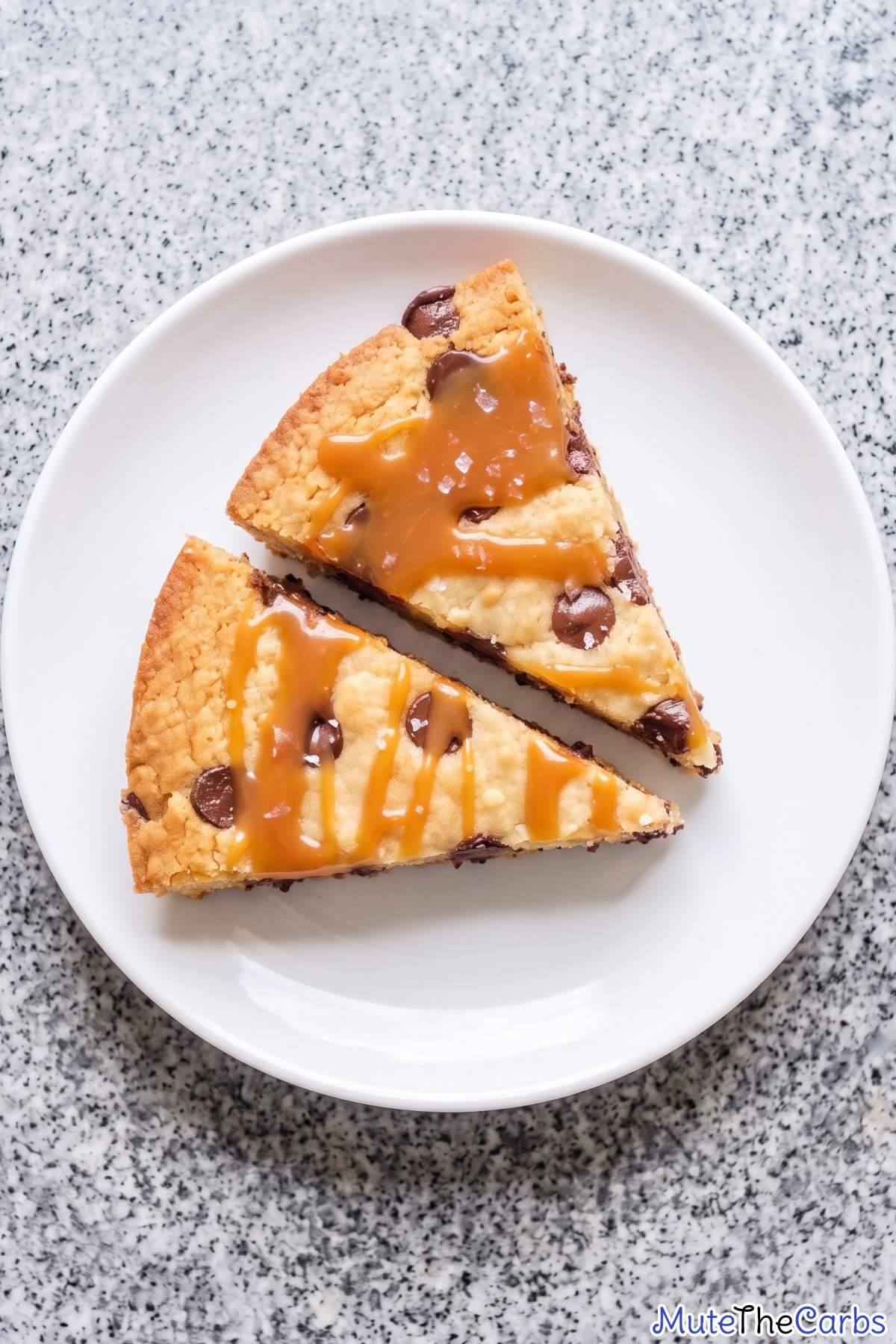Easy low carb caramel cookie skillet