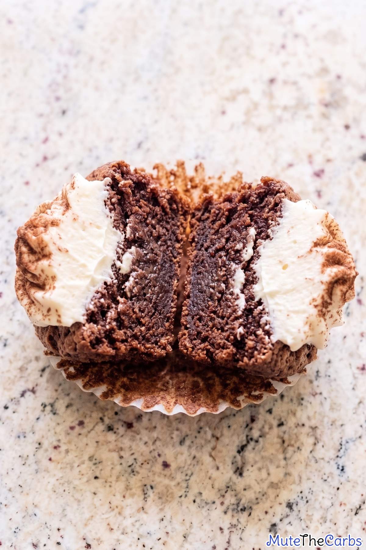 Frosted keto tiramisu dessert cup
