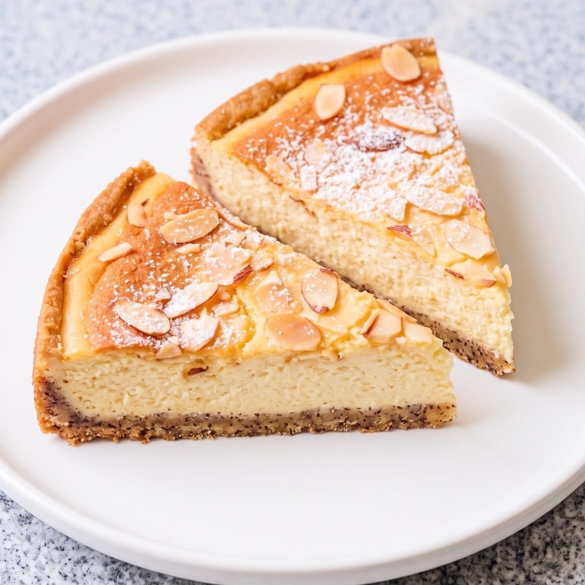 Keto Almond Croissant Cheesecake