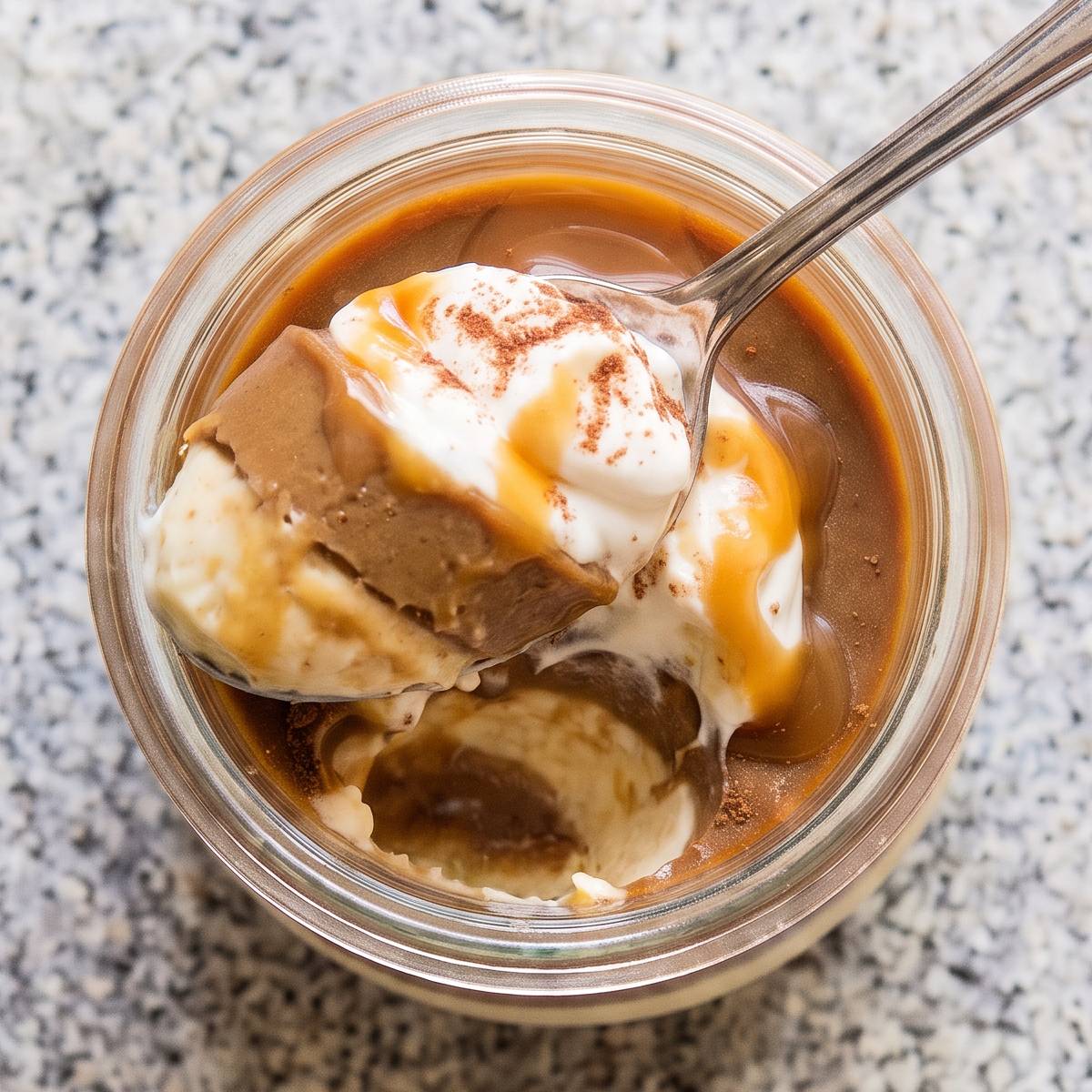 Keto Caramel Macchiato Panna Cotta