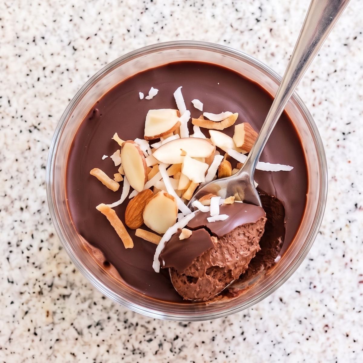Keto Chocolate Mousse Crunch Cups