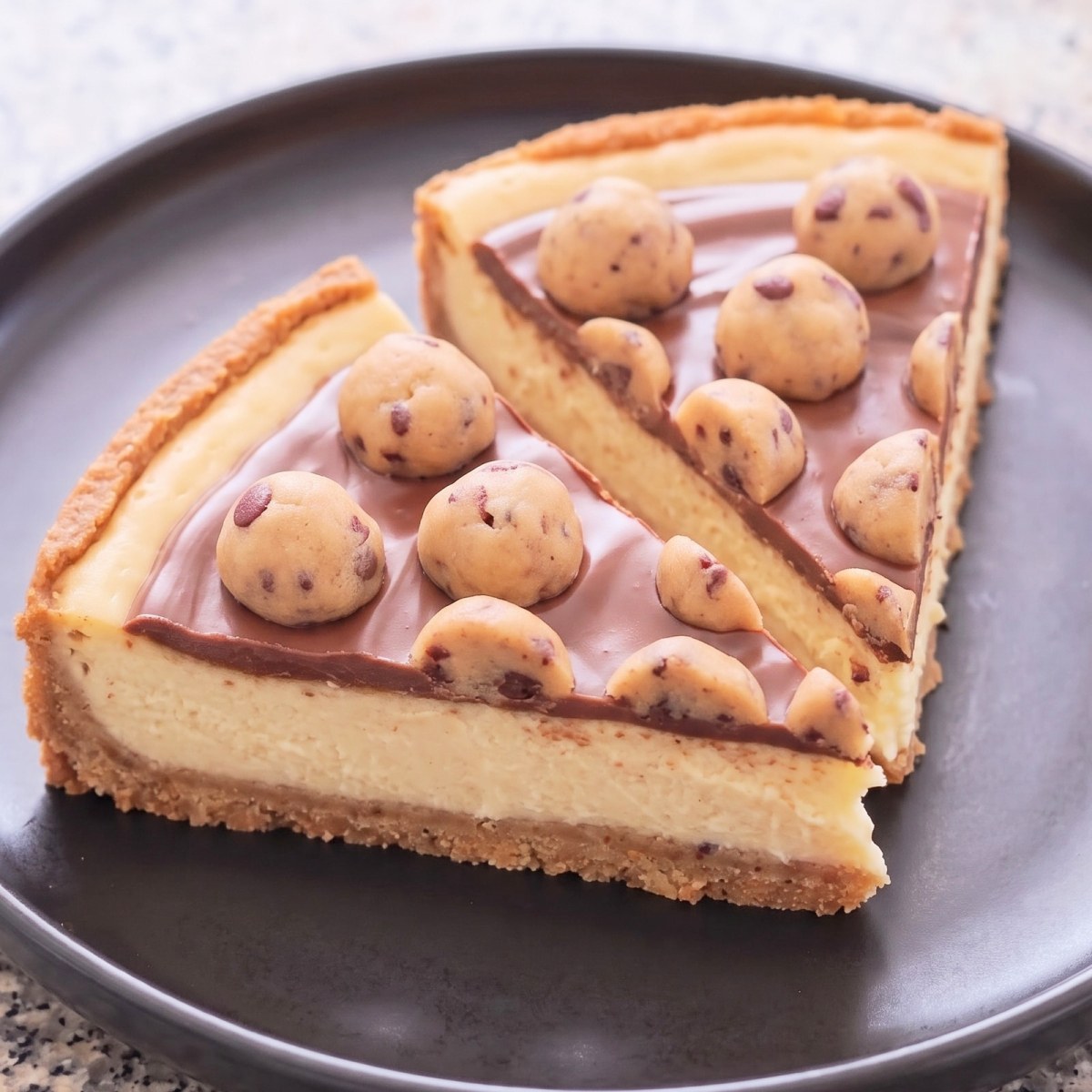 Keto Cookie Dough Cheesecake