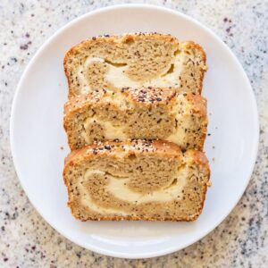 Keto Everything Cream Cheese Bread