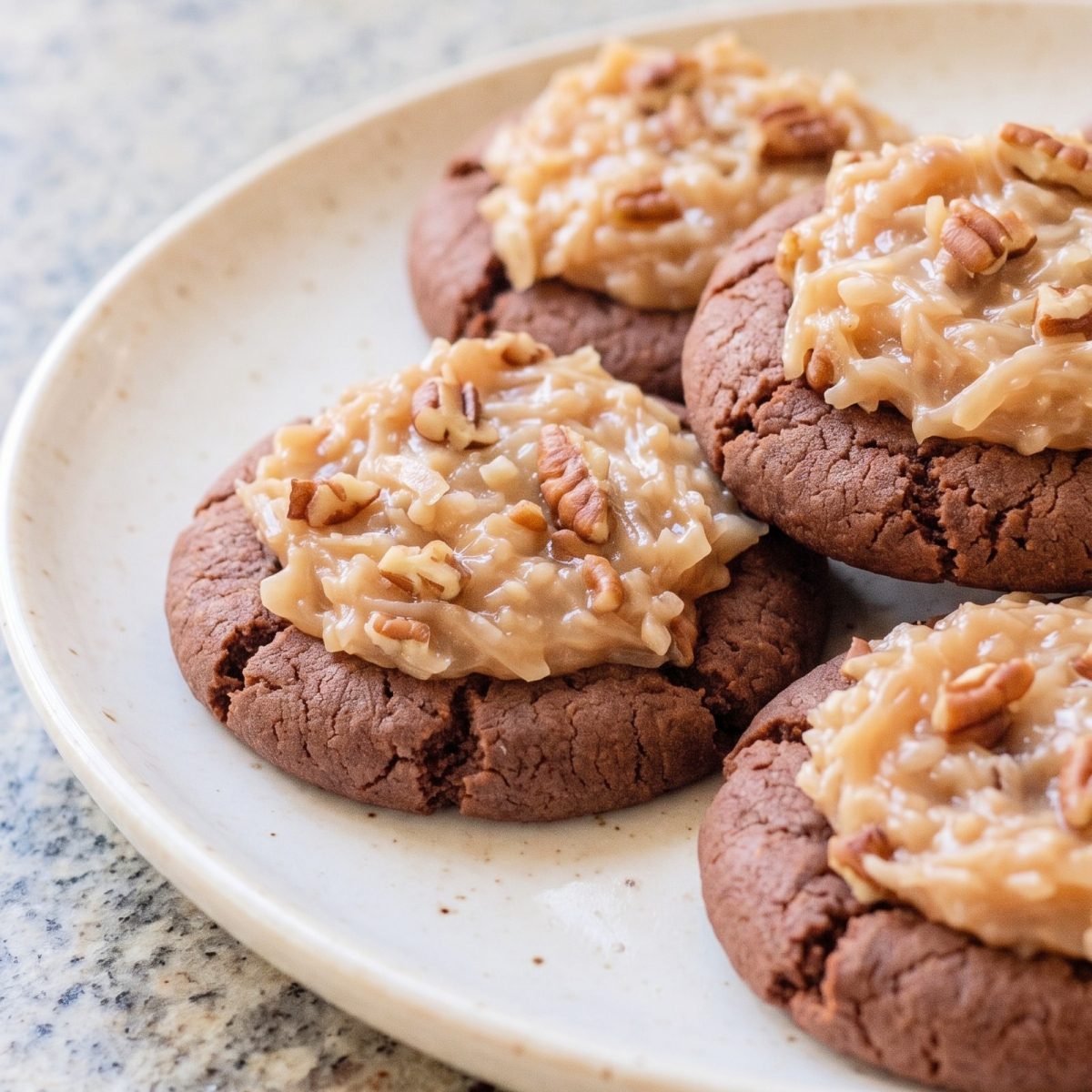 Keto German Chocolate Cookies