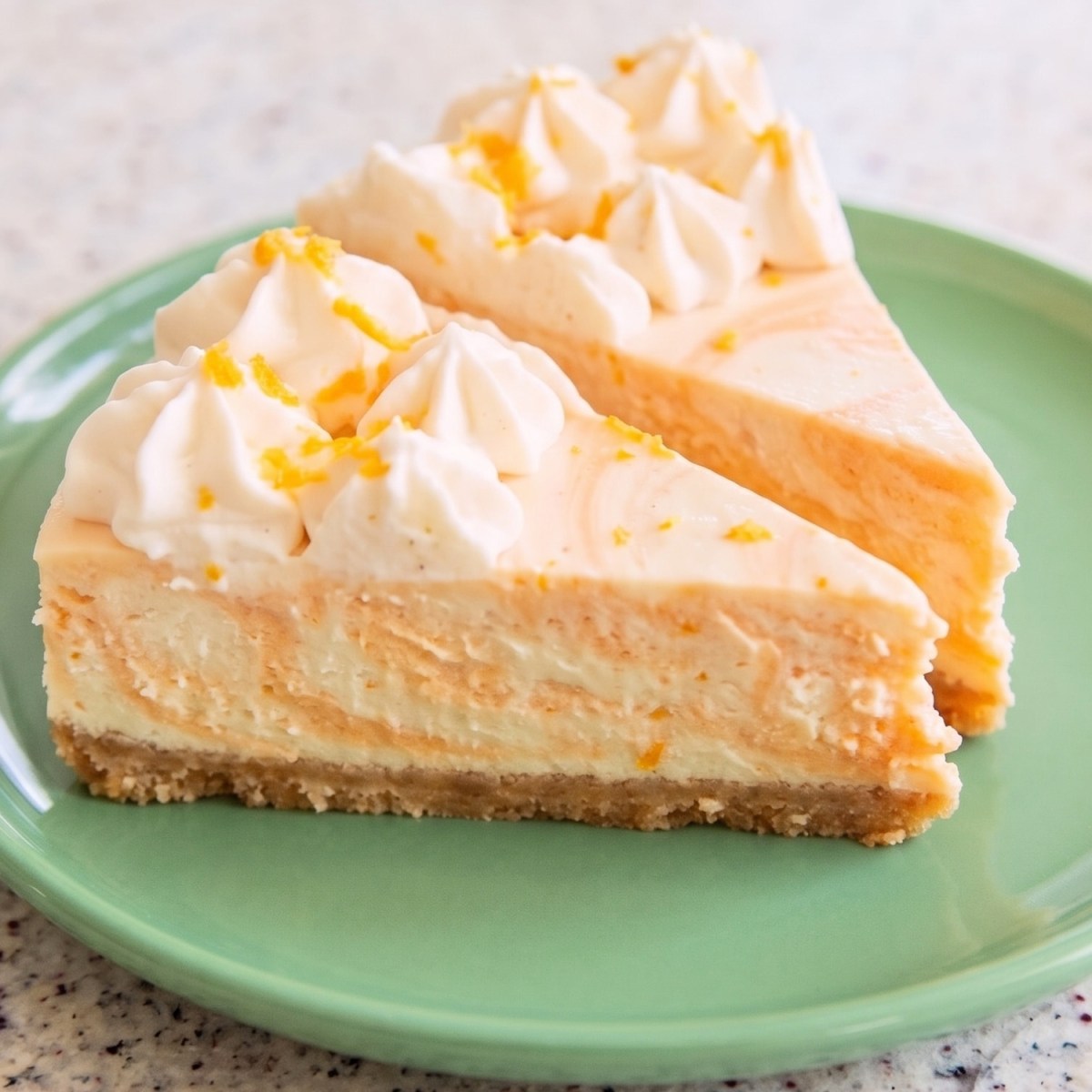 Keto Orange Creamsicle Cheesecake