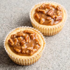 Keto Pecan Pie Cheesecake Cups