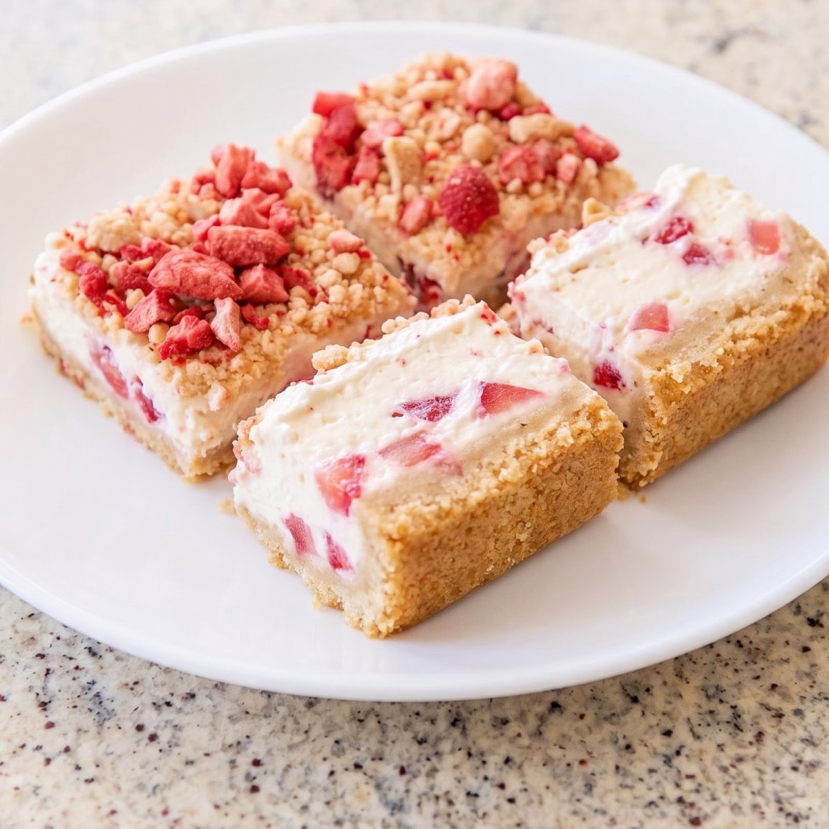 Keto Strawberry Crunch Cheesecake