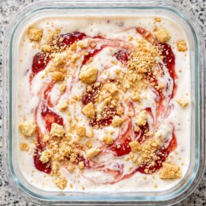 Keto Strawberry Shortcake Ice Cream